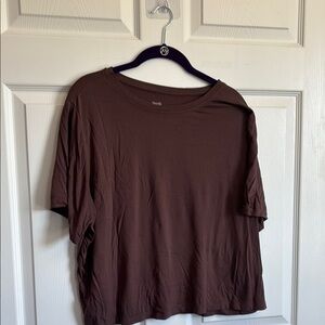 Nuuds Relaxed Brown Short Sleeve Tee